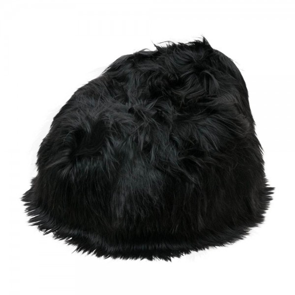 Pouf en Mouton d'islande blanc Pouf en Mouton d'islande blanc